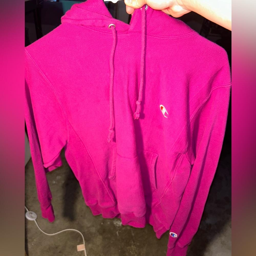EUC champion hoodie pink
